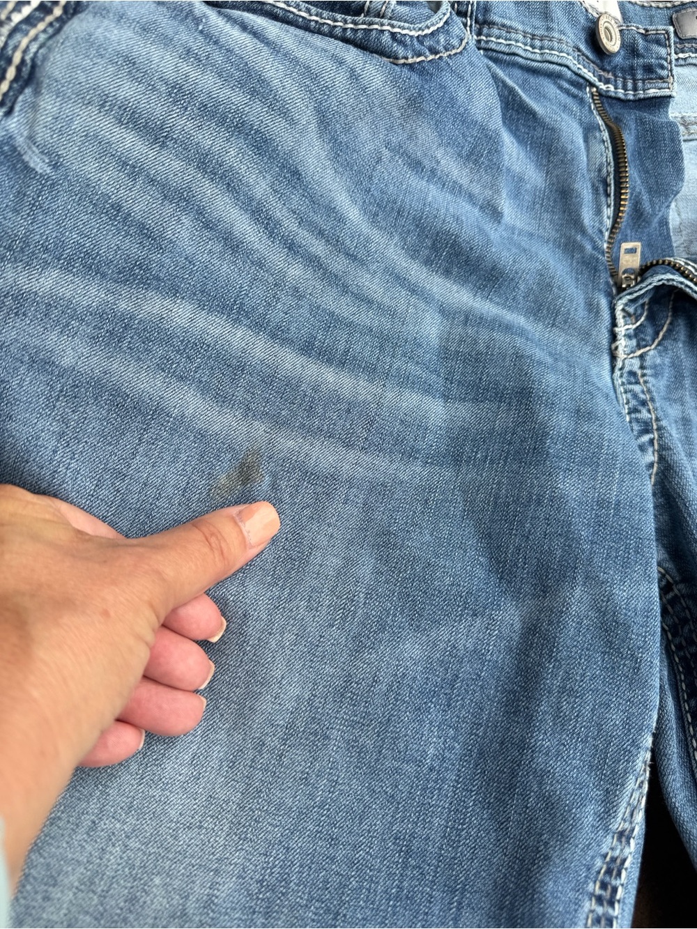 BKE "SETH" straight leg blue jeans Size 33L - Picture 5 of 6